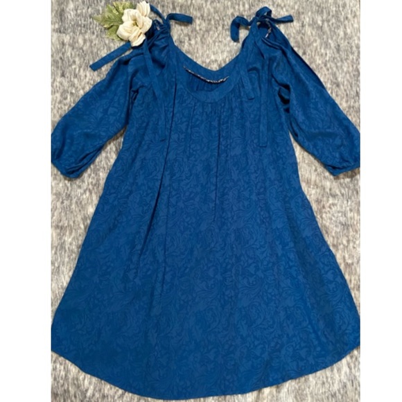 Anthro Holding Horses open shoulder dress Leyton - Picture 2 of 9